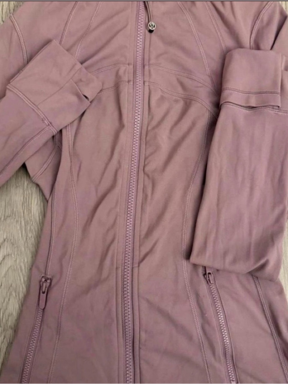 lululemon athletica Dusty Mauve Full-Zip Bomber Jacket
